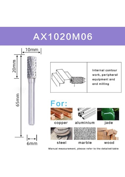 6mm Kesim Tungsten Karbür Döner Dosya Freze Metal Taşlama Kesici Çapak Kafa Matkap Ucu 6mm Shank Aşındırıcı Alaşım Taşlama Kafası Aracı (Yurt Dışından) fırsatları
