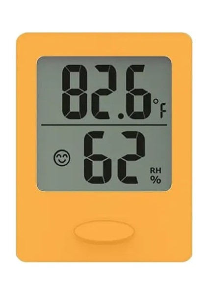 Turuncu Mini Dijital Termometre Higrometre Bebek Odası Sıcaklık Nem Elektronik Metre Sensörü Ölçer Hava Istasyonu Ev Kapalı Için (Yurt Dışından)