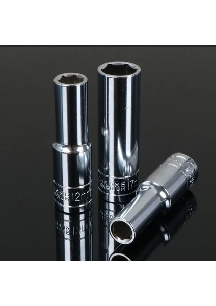8mm-1 Adet 1 Adet 1/2 "sürücü Derin Altıgen Soket Crv El Aletleri 6 Noktalı Lokma Anahtar Kafası 78MM Uzun Uzatma Kolu Adaptörü 8-32MM Anti-Pas (Yurt Dışından) fırsatları