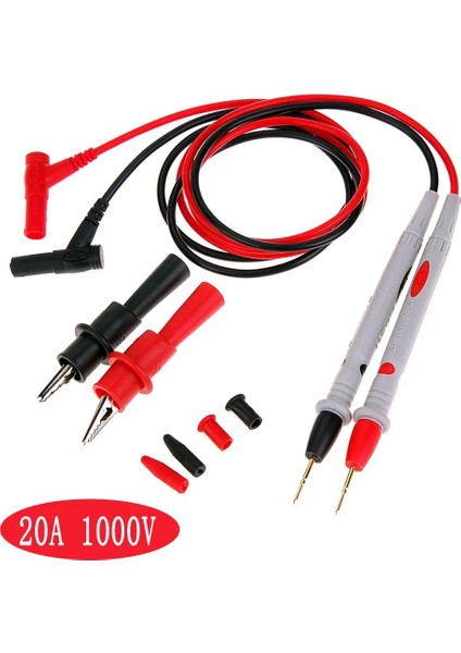 20A Klipsiz 1000V 20A 10A Evrensel Multimetre Probu Test Uçları Dijital Multimetre Feelers Multimetre Tel Kablo Kalem Ucu (Yurt Dışından) fiyatları