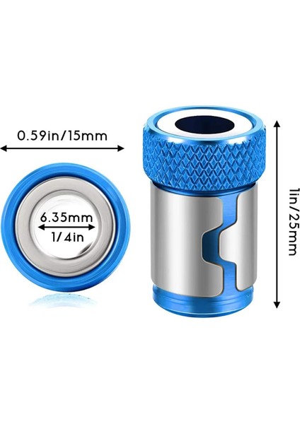 Ph2 ile 1/4" Manyetik Halka Metal Tornavida Ucu 6.35MM Shank Için Korozyon Önleyici Matkap Ucu Mıknatıs Güçlü Halka (Yurt Dışından) indirimleri