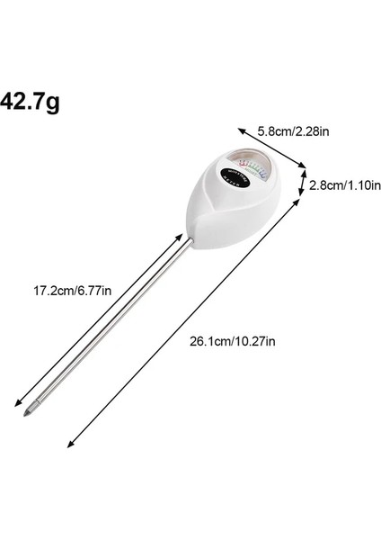 Bej Nem Ph Ölçer 3 In1 Toprak Su Asitliği Nem Işık Ph Testi Bahçe Bitkileri Çiçekler Nem Test Cihazı Test Cihazı (Yurt Dışından)