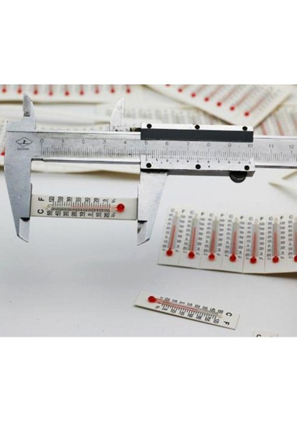 100 Adet 5X1CM Ev Ortamı Termometre Yaratıcı Mini Karton Dijital Termometre Ev Mutfak Için Dış Sıcaklık Sensörü (Yurt Dışından)