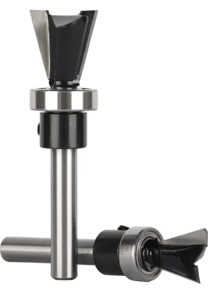 6X12.7 Nxwınd 6 mm 6.35 mm Shank Kırlangıç Bit Rulman ile Yönlendirici Bit Ağaç Işleme Freze Kesicisi Ahşap Bit Yüz Mill End Mill (Yurt Dışından) indirimleri