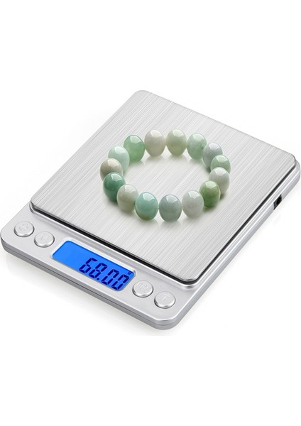 3000G 0.1g 500G/1KG/3KG 0.01G/0.1G Takı Ölçeği Gram Ağırlık Dengesi Terazi Hassas Elektronik Terazi Dijital Mini Pişirme Tartı (Yurt Dışından)