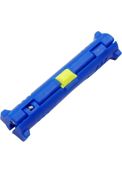 Mavi Evrensel Çok Fonksiyonlu Elektrik Teli Striptizci Kalem Tel Kablo Kalem Kesici Döner Koaksiyel Kesici Sıyırma Makinesi Pense Aracı (Yurt Dışından)