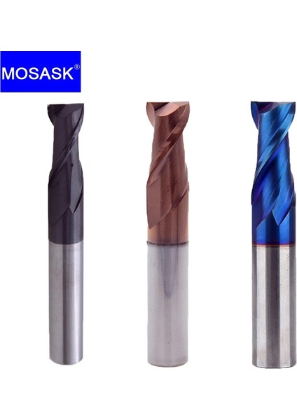 6X6X50L 2F45C Mosask 1 Adet 4 Flüt HRC65 HRC55 HRC45 2 Flüt Tungsten Çelik Cnc Kesme Aletleri Alaşım Karbür Freze (Yurt Dışından) fiyatları