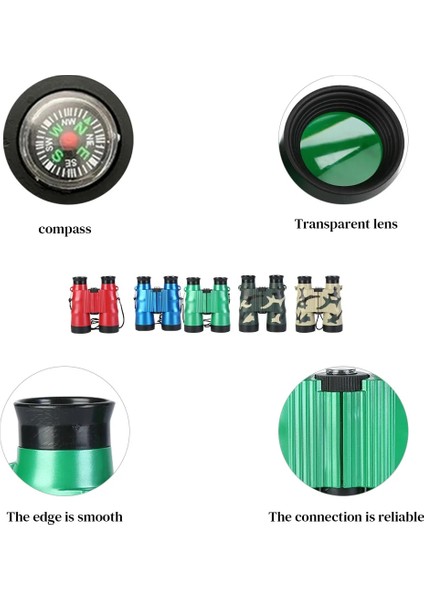 Kırmızı 6X36 Teleskop Renkli Taşınabilir Çocuk Dürbün Katlanabilir Çocuk Açık Gözlem Zoom Anti-Skid Dürbün Çocuklar Için Hediyeler (Yurt Dışından) modelleri