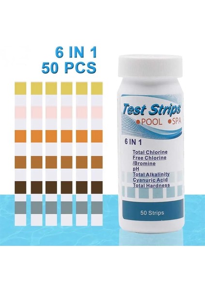 1 Adet Siyah 3-In-1 Yüzme Havuzu Test Kağıdı Artık Klor Ph Değeri Alkalinite Sertlik Test Şeridi Bir Şişe 50 Sıcak Küvet Su Kalitesi (Yurt Dışından) fiyatları