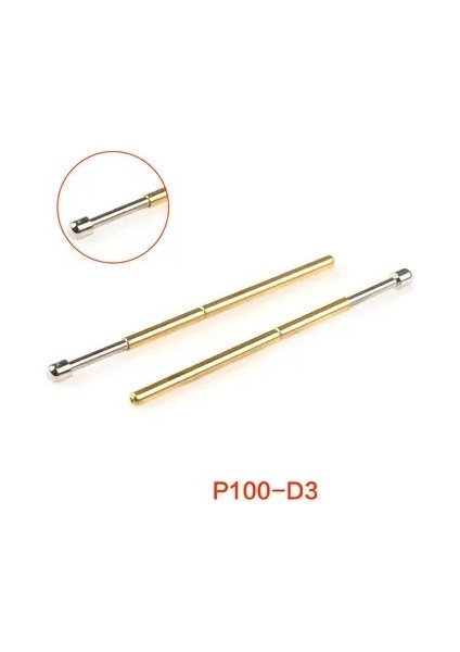 P100-D3 20 Adet/torba Yay Testi Pimi P100-A2 A3 B1 E2 E3 H2 H3 H4 H5 J1 Q1 Q2 T2 Lm2 LM3DIŞ Çap 1.36MM Uzunluk 33.5mm Pcb Probu (Yurt Dışından)