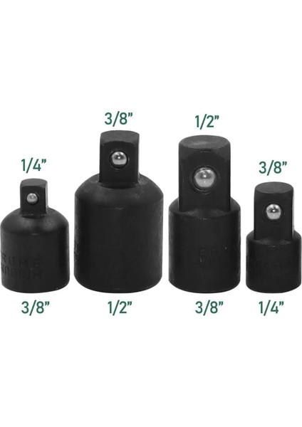 3 Adet Gümüş 1/4 "3/8" 1/2 "cırcır Anahtarı Sürücü Soket Adaptörü Dönüştürücü Redüktör Hava Etki Zanaatkar Lokma Anahtar Adaptörü El Alet Takımı (Yurt Dışından) fırsatları