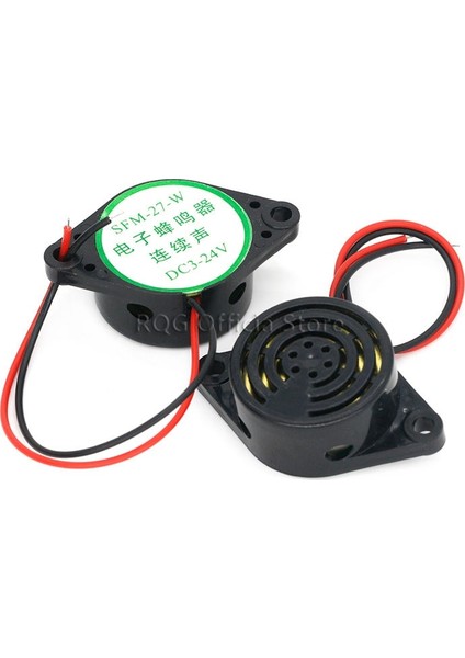 Sürekli Ses 1 95DB Alarm Yüksek Desibel Dc 3-24V 12V Elektronik Buzzer Bip Alarmı Aralıklı Sürekli Bip Arduino Için Araba Van Sfm-27 (Yurt Dışından)