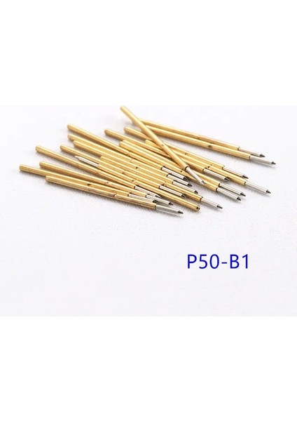 P50-B1 Sıcak Satış P50 Serisi Nikel Kaplama Test Probu Elektronik Yay Algılama Iğnesi 100 Adet/torba Test Araçları Için Pirinç Pogo Pimleri (Yurt Dışından)