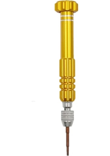 Sarı 5 In 1 Alüminyum Alaşımlı Tornavida Tamir Açık Aletler Seti Tornavidalar iPhone Samsung Galaxy Dıy Cep Telefonu Tamir Araçları Kiti (Yurt Dışından)