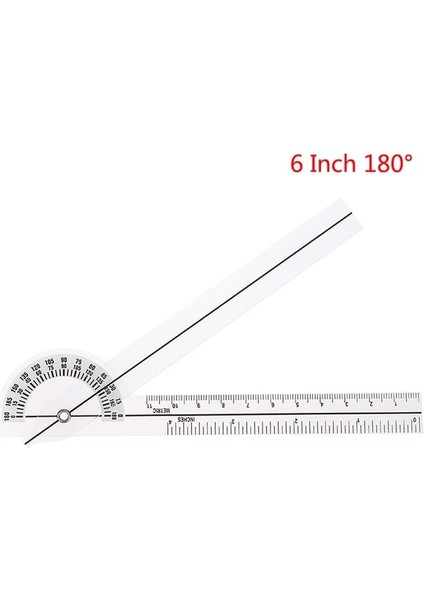 Tip 2 0-360 Derece Gonyometre Açısı Tıbbi Omurga Açısı Cetvel Açı Inklinometre Cetvel Iletki Açı Bulucu Ölçme Aracı (Yurt Dışından)