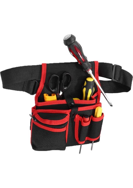 Siyah Yeşil Çok Amaçlı Bel Cepleri Elektrikçi Alet Çantası Organizatör Taşıma Çantası Büyük Kapasiteli Aşınmaya Dayanıklı Kemer Bel Cep Çantası (Yurt Dışından) fiyatları