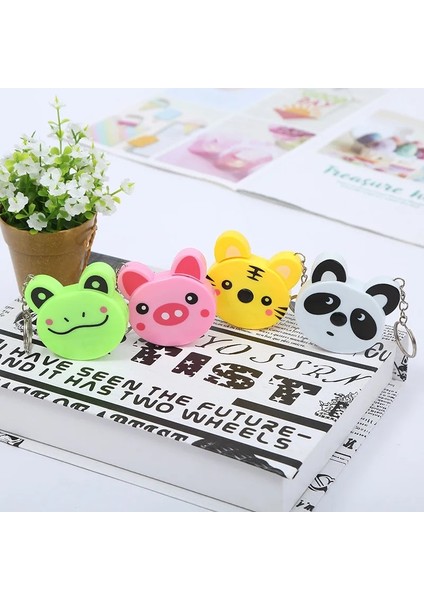 Beyaz Panda 150 Cm/60 "sevimli Geri Çekilebilir Mezura Kawaii Hayvan Rulo Otomatik Dikiş Mezura Cetvel Mezura Anahtarlık Ev (Yurt Dışından)