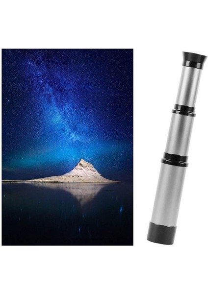 Gümüş Teleskop Yüksek Kapsama Daha Iyi Görüş Alanı Teknolojisi Yakınlaştırılabilir Korsan Monoküler Monoküler Teleskop Yürüyüş Çocuk Çocuklar Için (Yurt Dışından)