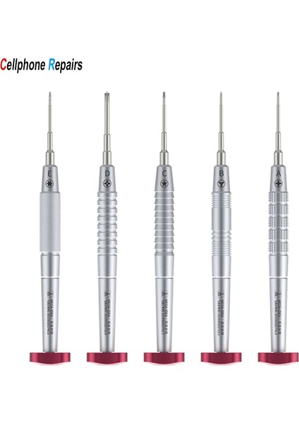 T2 E Tipi Qianli 2d Hassas Tornavida Dışbükey Çapraz Pentalobe Phillips Y Tipi iPhone Cep Telefonu Açılış Onarım Tornavida Seti (Yurt Dışından)