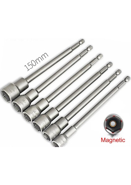 10MM 1 Adet 5MM-19MM Uzatmak Altıgen Soket Kol Bit Somun Sürücü Elektrikli Matkaplar Için Darbeli Sürücüler El Matkapları Araçları Parçaları Uzunluğu 150MM (Yurt Dışından)