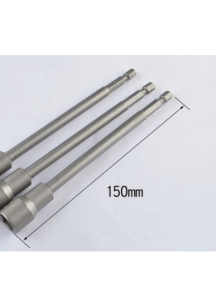10MM 1 Adet 5MM-19MM Uzatmak Altıgen Soket Kol Bit Somun Sürücü Elektrikli Matkaplar Için Darbeli Sürücüler El Matkapları Araçları Parçaları Uzunluğu 150MM (Yurt Dışından)