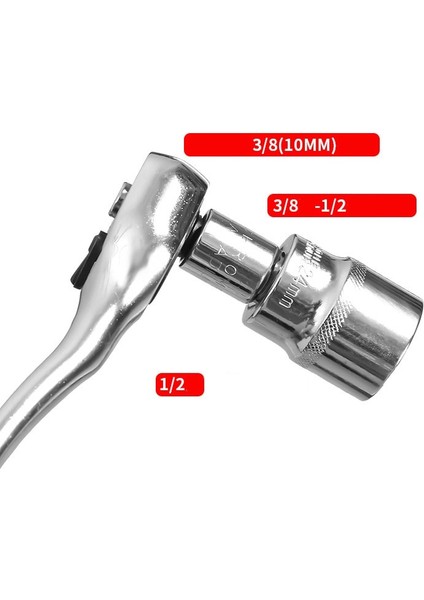 E 1/4 "3/8" 1/2" Soket Adaptörü Dişi Erkek Sürücü Anahtarı Dönüştürücü Anahtarı Adaptör Parçası Profesyonel El Aletleri (Yurt Dışından)