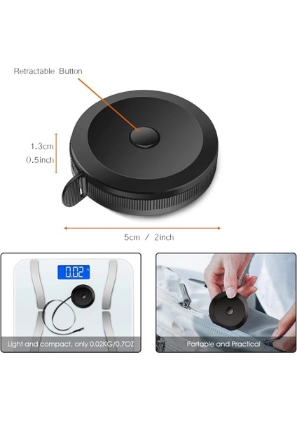 Wtr 150 cm Mini Bant Metre Bant Terzi Cetvel Anahtarlık Ölçüm Bandı Giyim Boyutu Mezura Taşınabilir Dikiş Araçları Aksesuarı (Yurt Dışından)