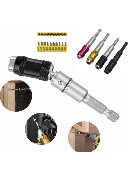 Kırmızı Siyah 1/4 "altıgen Manyetik Halka Tornavida Uçları Matkap El Aletleri Matkap Ucu Uzatma Çubuğu Hızlı Değişim Tutucu Tahrik Kılavuzu Vida Matkap Ucu (Yurt Dışından) fiyatları