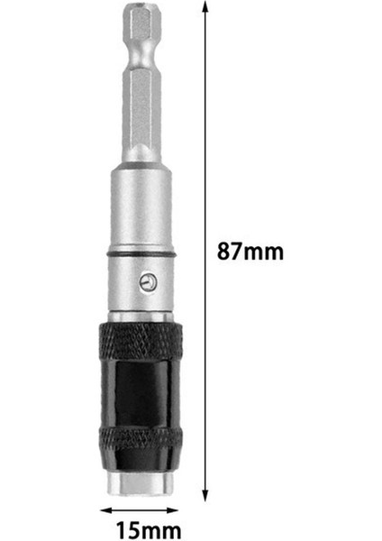 Kırmızı Siyah 1/4 "altıgen Manyetik Halka Tornavida Uçları Matkap El Aletleri Matkap Ucu Uzatma Çubuğu Hızlı Değişim Tutucu Tahrik Kılavuzu Vida Matkap Ucu (Yurt Dışından) modelleri