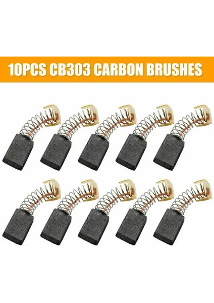 CB303 10 Adet Karbon Fırçalar GA5030 CB325/459/303/419/203 Makita Avuç Taşlama Elektrik Motorları Için Elektrikli El Aletleri Karbon Fırçalar (Yurt Dışından)