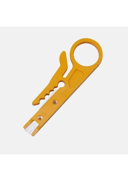 Sarı B Çok Fonksiyonlu Elektrikli Sıyırma Bıçağı Pense Araçları Koaksiyel Kablo Tel Pense Kesici Çizgili Utp/stp RG59 Rg6 Rg7 RG11 (Yurt Dışından)