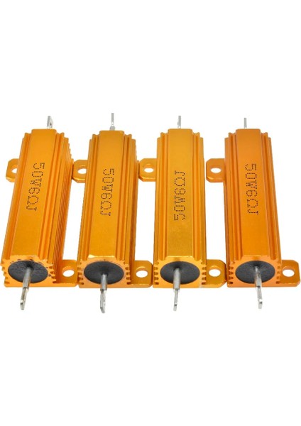 6 Ohm 1 Adet 0.1/0.5/1/1.5/2/3/4/5/6/8/10/12/15 Ohm 50 W Güç Alüminyum Kabuk Tel Sarımlı Direnç Direnci 5% Hassasiyet (Yurt Dışından)