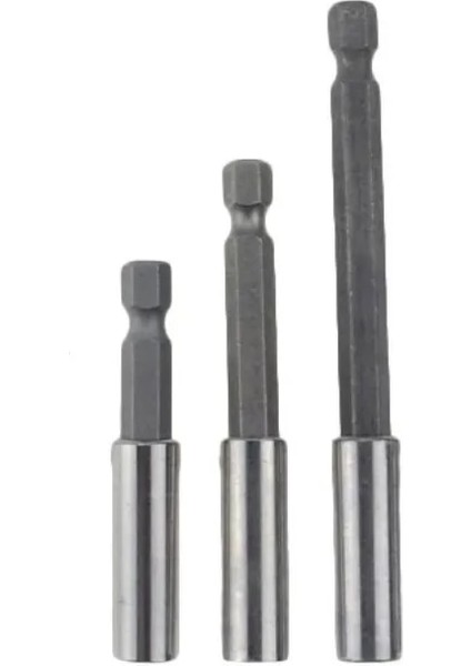 60MM 1 Adet Soket Adaptörü 1/4 Hex Shank Vida Bit Uzatma Biyel Tornavida Ucu Tutucu Ağaç Işleme Araçları Aksesuarları (Yurt Dışından)