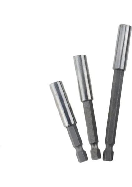 60MM 1 Adet Soket Adaptörü 1/4 Hex Shank Vida Bit Uzatma Biyel Tornavida Ucu Tutucu Ağaç Işleme Araçları Aksesuarları (Yurt Dışından)