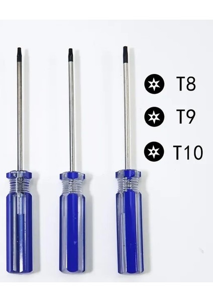 3 Adet Tornavida Torx T8 T9 T10 Hassas Tornavida Güvenlik Kurcalamaya Dayanıklı Manyetik Tornavida Uçları Xbox Ps3 Telefonu Tamir Araçları (Yurt Dışından)