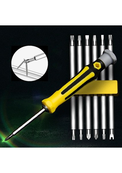 A-In Çanta Tornavida Kafası Düz El Güvenliği Kurcalamaya Dayanıklı Manyetik Tornavida Bit Hex Torx Bakım Aracı Tamiri (Yurt Dışından) fiyatları