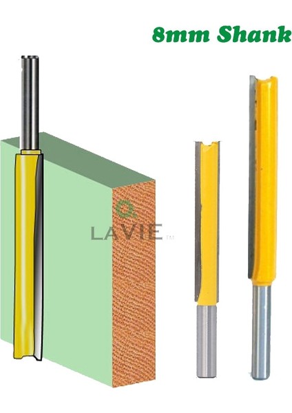 01 1 Adet 8mm Shank Freze Kesicisi Ahşap Oyma 50MM 77MM Uzun Düz Freze Ucu 1/2 "çaplı Kenar Ahşap Kesme Kesici Bıçak (Yurt Dışından) fiyatları