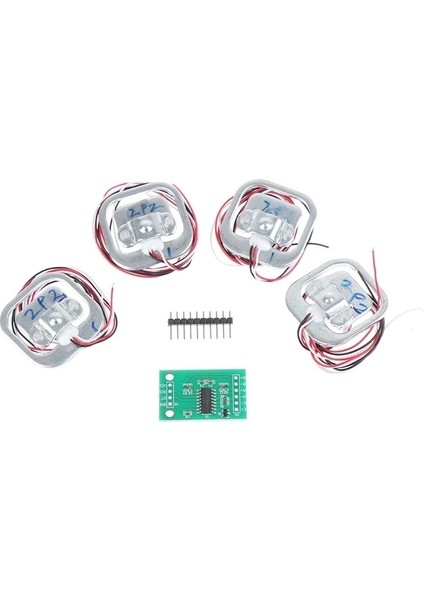 4 Adet Sensör 4 Adet 50 kg Insan Terazisi Yük Hücresi Ağırlık Sensörleri + HX711 Ad Modülü Vücut Yük Hücresi Tartı Sensörü Basınç Sensörleri Ölçüm Araçları (Yurt Dışından) fırsatları