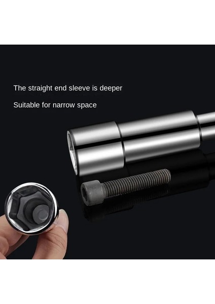 7mm Çok Fonksiyonlu 7-Şekilli Crv Ayna Krom Kaplama Çift Kafalı L-Şekilli Freze Deliği Delikli Altıgen Dirsek Soket Anahtarı (Yurt Dışından) fırsatları