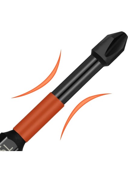 25MM Manyetik Toplu Kafa Darbe Güçlü Çapraz Ph2 Yüksek Sertlik Tornavida Seti 25/50/65/70/90/150MM (Yurt Dışından) indirimleri