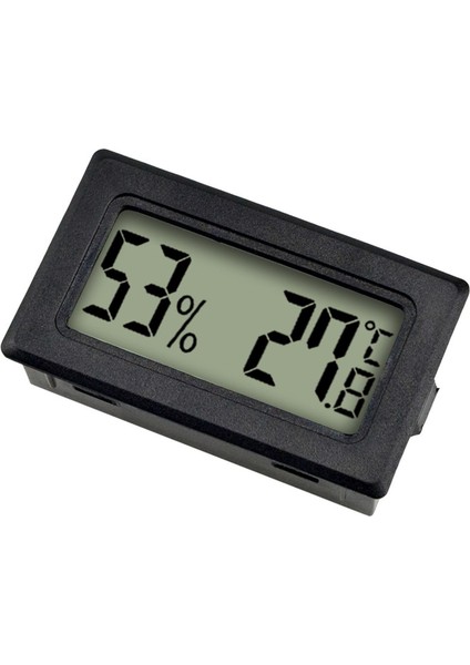 Siyah Dijital Mini Termo-Higrometreler LCD Kapalı Uygun Sıcaklık Sensörü Nem Ölçer Termometre Higrometre Ölçer (Yurt Dışından) fiyatları
