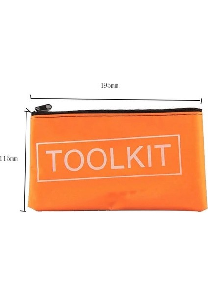 Turuncu 19X11CM 30X10X10CM Oxford Kanvas Su Geçirmez Saklama El Alet Çantası Vidalar Çiviler Matkap Ucu Metal Parçalar Balıkçılık Seyahat 1 Adet El Alet Çantası Küçük Vidalar (Yurt Dışından)
