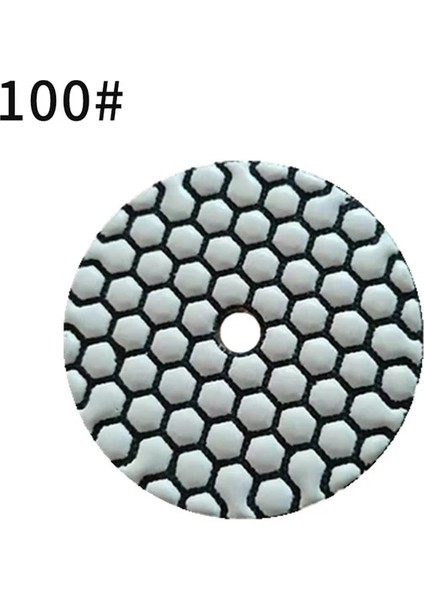 B-Rastgele Renk 1 Adet 4 Inç Elmas Kuru Parlatma Pedi Keskin Tip Granit Mermer Zımpara Diski Taşlama Parlatma Temizleme Için Esnek Ped (Yurt Dışından)