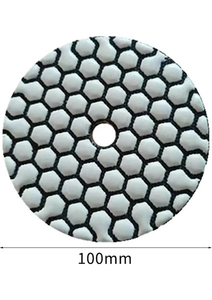 B-Rastgele Renk 1 Adet 4 Inç Elmas Kuru Parlatma Pedi Keskin Tip Granit Mermer Zımpara Diski Taşlama Parlatma Temizleme Için Esnek Ped (Yurt Dışından) fırsatları