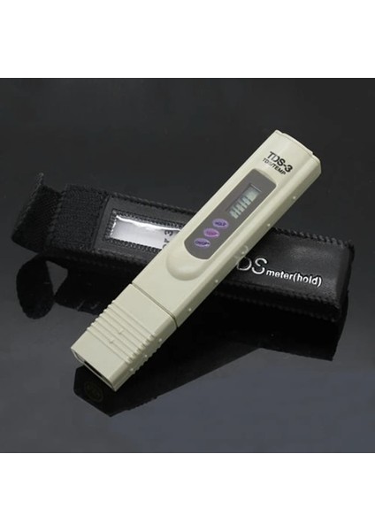 Bej Yüksek Kaliteli Tds Metre Filtre Çubuğu Su Kalitesi Saflık Kalem LCD Dijital Tds3 Sıcaklık Ppm Test Cihazı Yüzme Havuzu Içecek Kalitesi Monitörü (Yurt Dışından)