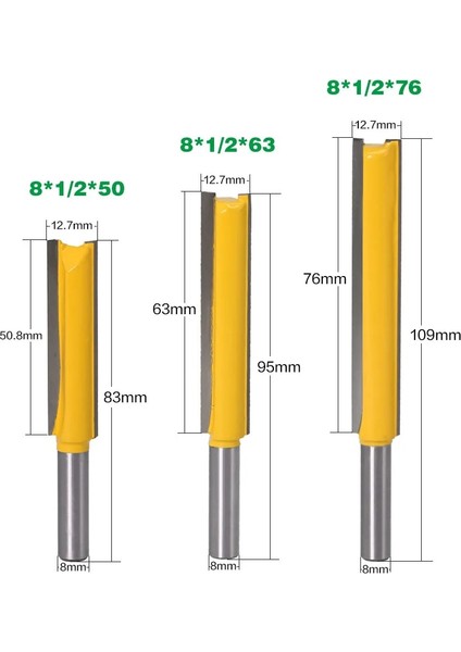 8x1 2x2 Xuhan 1 Adet 8mm "şap Uzun Temizleme Alt Yönlendirici Bit Kesici Cnc Ağaç Işleme Temiz Uçları (Yurt Dışından) modelleri