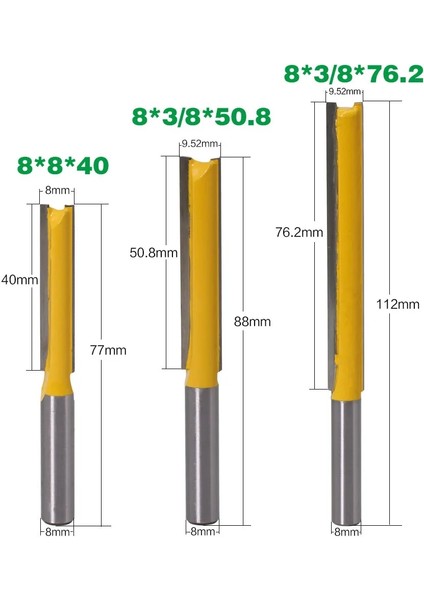 8x1 2x2 Xuhan 1 Adet 8mm "şap Uzun Temizleme Alt Yönlendirici Bit Kesici Cnc Ağaç Işleme Temiz Uçları (Yurt Dışından) fırsatları