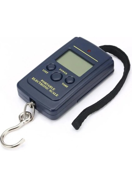 Gri Çok Fonksiyonlu Mini 40 KG/10G Elektronik Asılı Balıkçılık Bagaj Balanca Dijital Kullanışlı Cep Ağırlık Kanca Ölçeği LCD Ekran Ns-5 (Yurt Dışından)