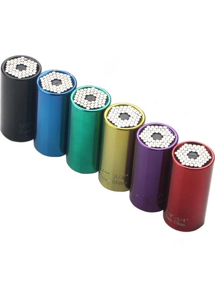 1-4 7-19MM Evrensel Lokma Anahtar Kafa Çok Fonksiyonlu Cıvata Cırcır Elektrikli Matkap Araçları Için Evrensel Tork Soket Cr-V Anti-Pas (Yurt Dışından) fiyatları