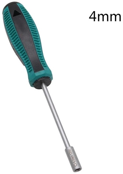 4.0mm Metal Soket Sürücü Anahtarı Tornavida Altıgen Somun Anahtar Somun Sürücü El Aracı 3mm-8mm Tornavida Profesyonel Ferramenta Ücretsiz Denizcilikte (Yurt Dışından)
